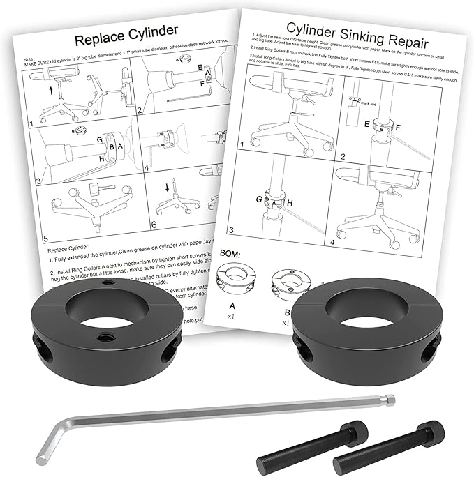 Chair Cylinder Removal Tool – Gas Lift Removal Kit for Office Chairs - Universal Size - HM Chairs
