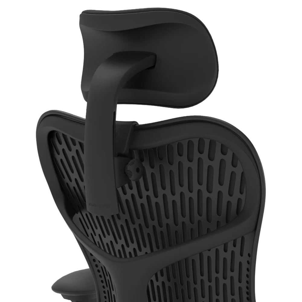 Atlas Headrest for Herman Miller Mirra 2 Office Chair - Graphite/Black