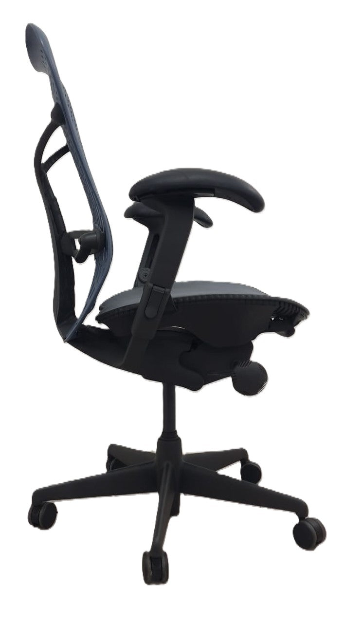 Herman Miller Mirra Fully Loaded Office Chair with Lumbar Support Blue/Grey - HM Chairs