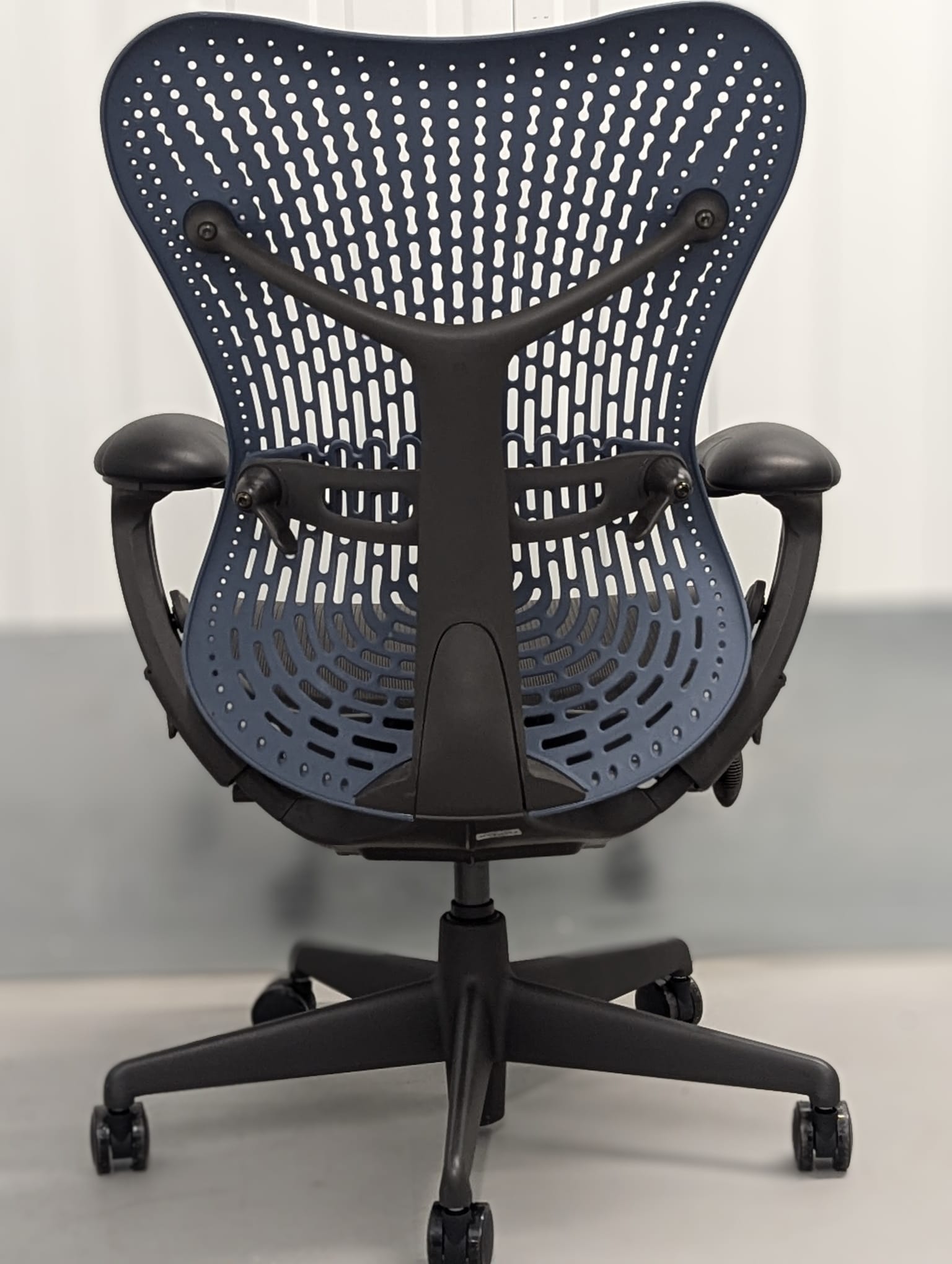 Herman Miller Mirra Fully Loaded Office Chair with Lumbar Support Blue/Graphite - HM Chairs