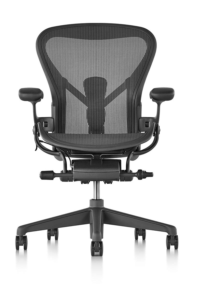 Herman Miller Aeron Remastered chair in graphite