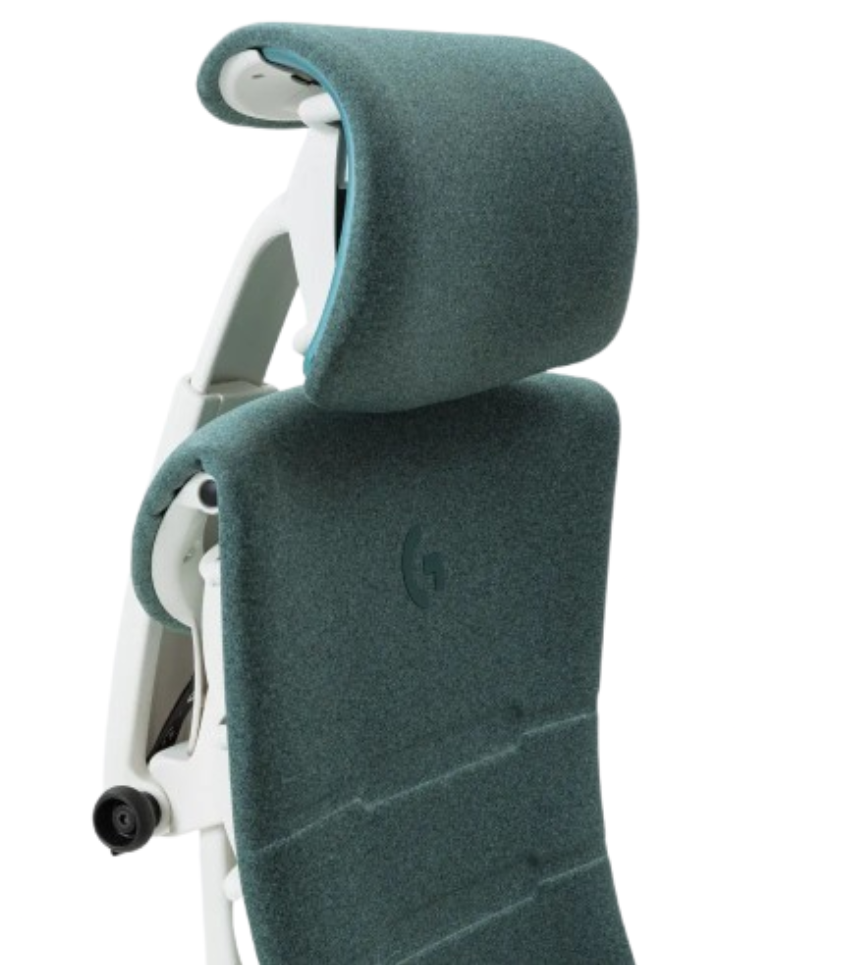 Atlas Headrest for Herman Miller Embody Gaming Chair - White Galaxy - HM Chairs