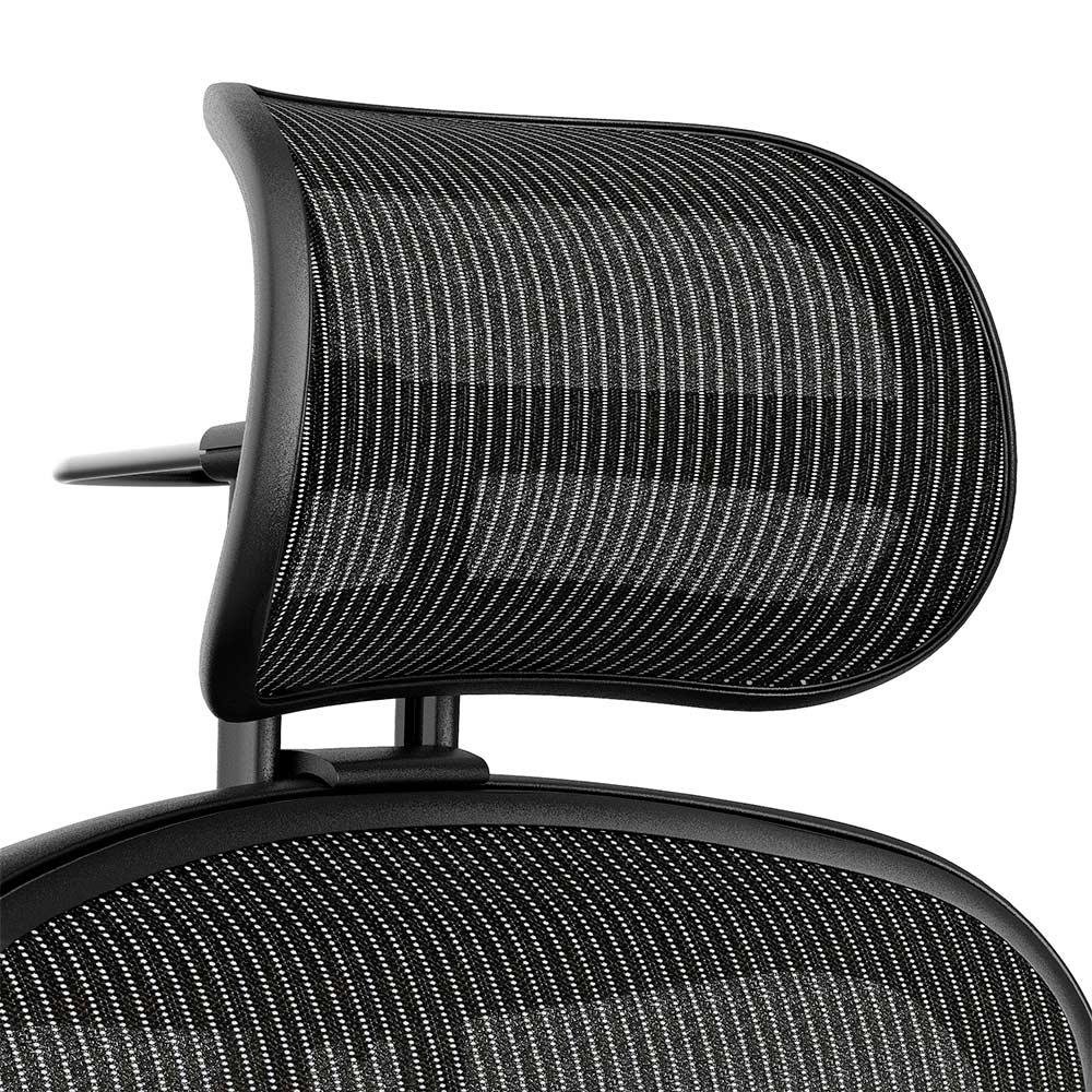Atlas Headrest for Herman Miller Aeron Classic Chair - Graphite - HM Chairs