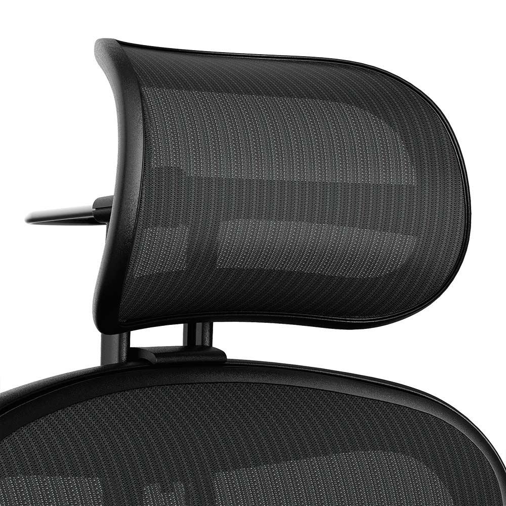 Atlas Headrest for Herman Miller Aeron Remastered Chair - Onyx - HM Chairs