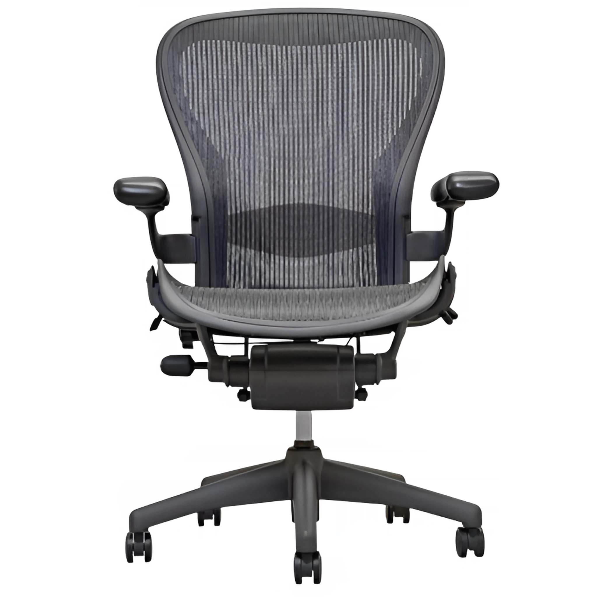 Herman Miller Aeron Lumbar Office Chair - Size B - Fixed Arms - HM Chairs