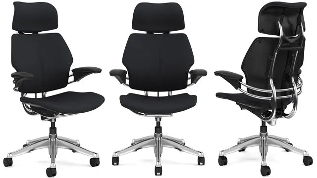 Humanscale Freedom Replacement Armpads – Black (Height Adjustable Arms Only, Set of 2) - HM Chairs