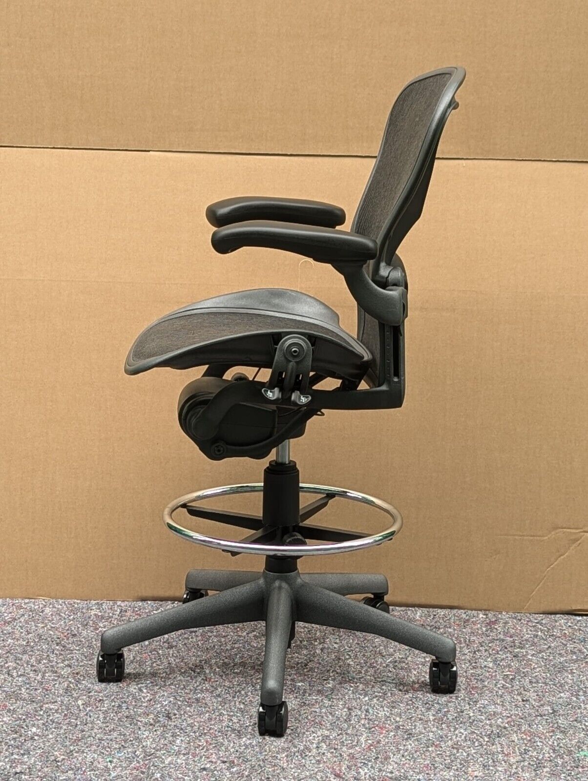 Herman Miller Aeron Lumbar Stool Chair - Size B - FULLY LOADED