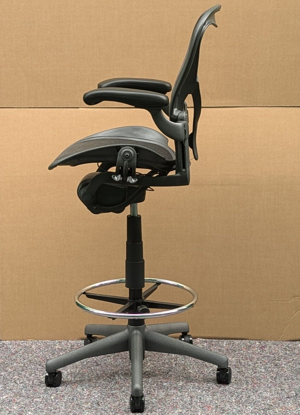 Herman Miller Aeron Posturefit Stool Chair - Size B - FULLY LOADED