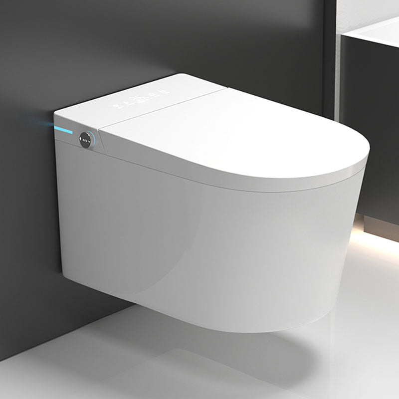 Wall-Hung Japanese Smart Bidet Toilet Frame Set – Concealed Tank, Heated Seat, Remote Control, Touchless, UV Sterilization, Instant Heating, P-Trap 180mm (White)