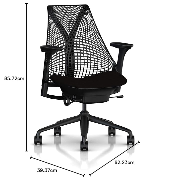 Herman Miller Sayl Black Office Task Chair Refurbished