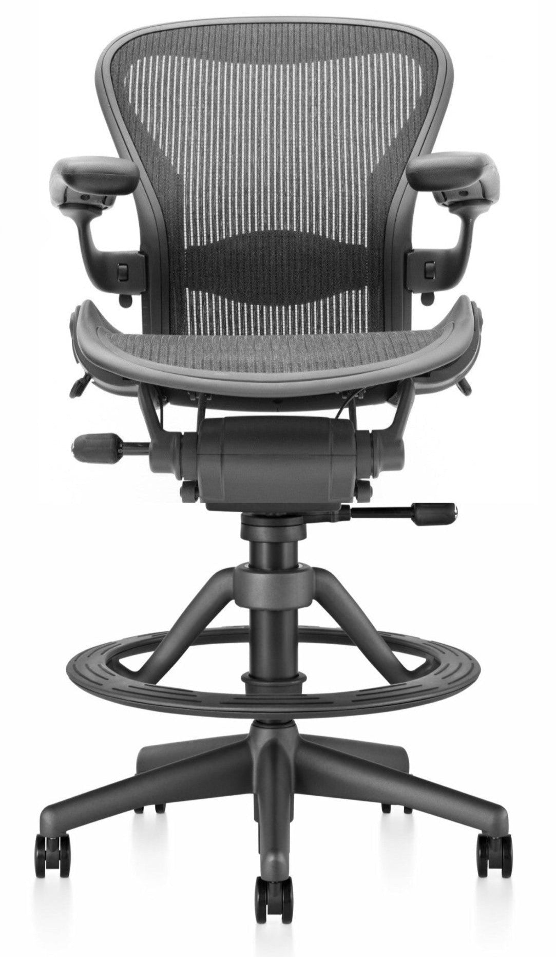Herman Miller Aeron Lumbar Stool Chair - Size B - FULLY LOADED