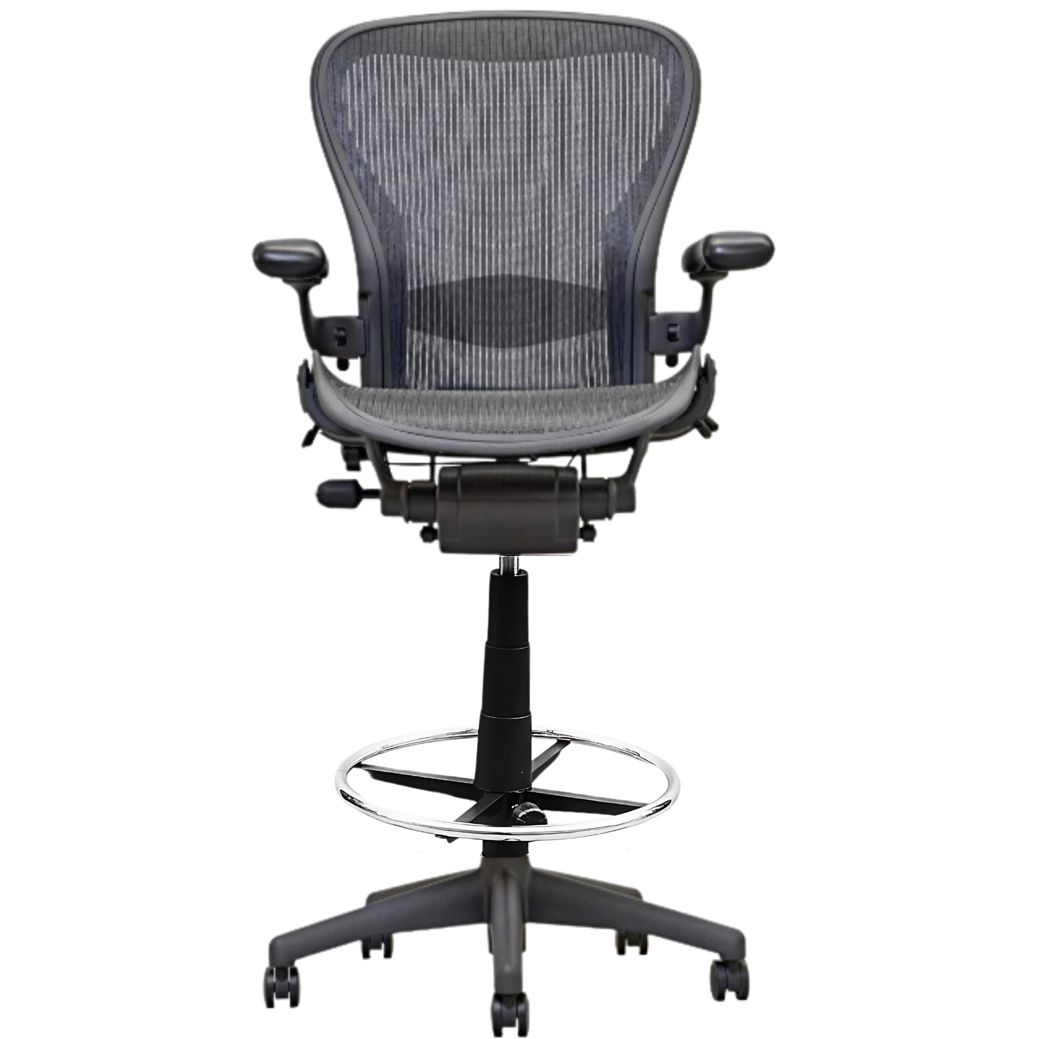 Herman Miller Aeron Lumbar Stool Chair - Size B - FULLY LOADED