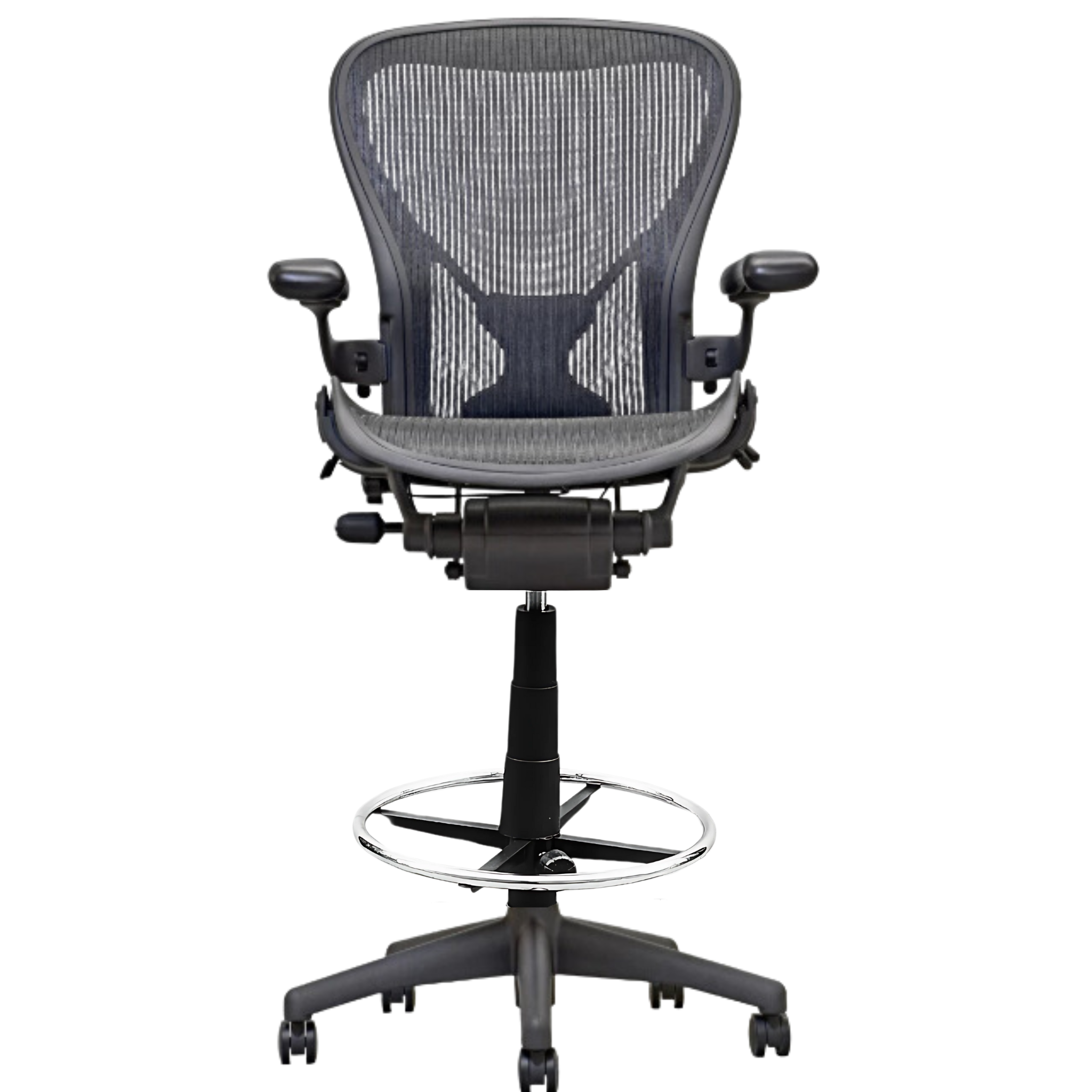 Herman Miller Aeron Posturefit Stool Chair - Size B - FULLY LOADED