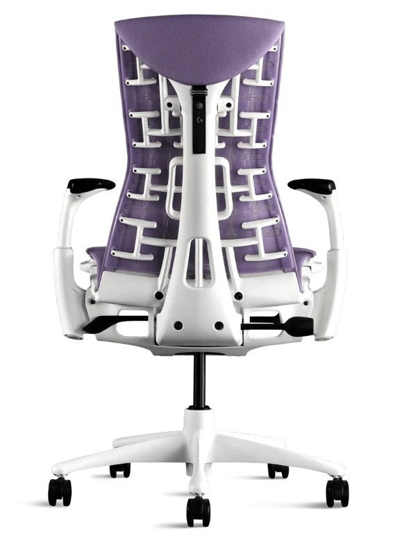 Atlas Headrest for Herman Miller Embody Gaming Chair - White Amethyst