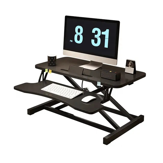 Height Adjustable Standing Desk Riser Table – Foldable, Ergonomic, Double Layer Workstation