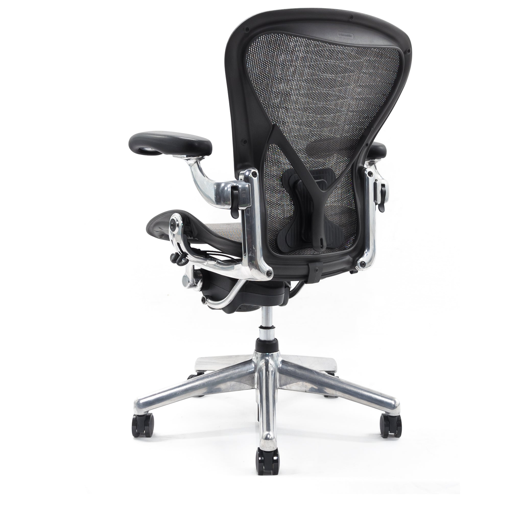 Herman Miller Aeron Posturefit Chrome Office Chair - Size B - FULLY LOADED