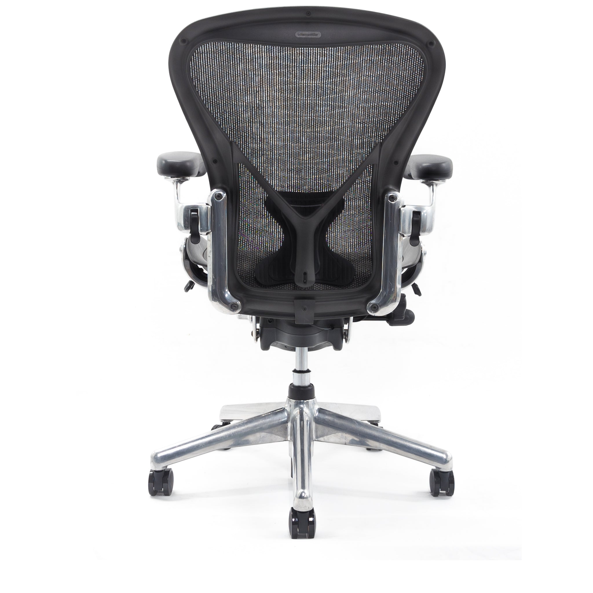 Herman Miller Aeron Posturefit Chrome Office Chair - Size B - FULLY LOADED