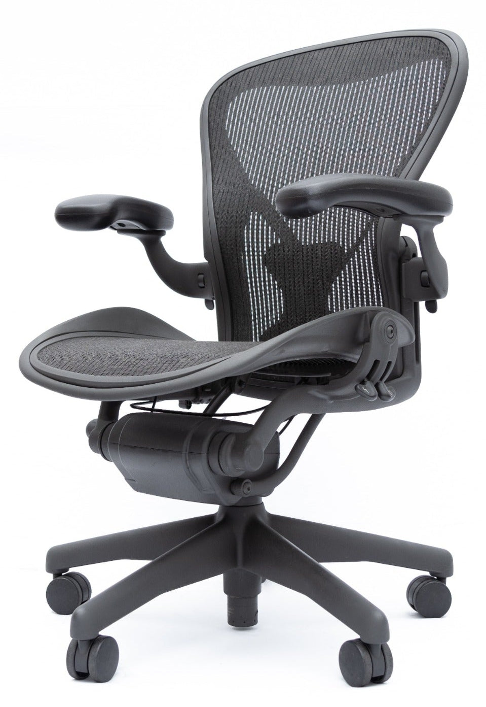 Herman Miller Aeron Posturefit Chair with ATLAS Headrest - Size B - FULLY LOADED