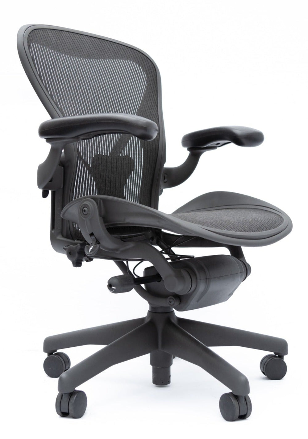 Herman Miller Aeron Posturefit Chair with ATLAS Headrest - Size B - FULLY LOADED