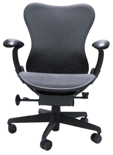 Herman Miller Mirra Fully Loaded Office Chair with Butterfly Back Support - Graphite/Black - HM Chairs