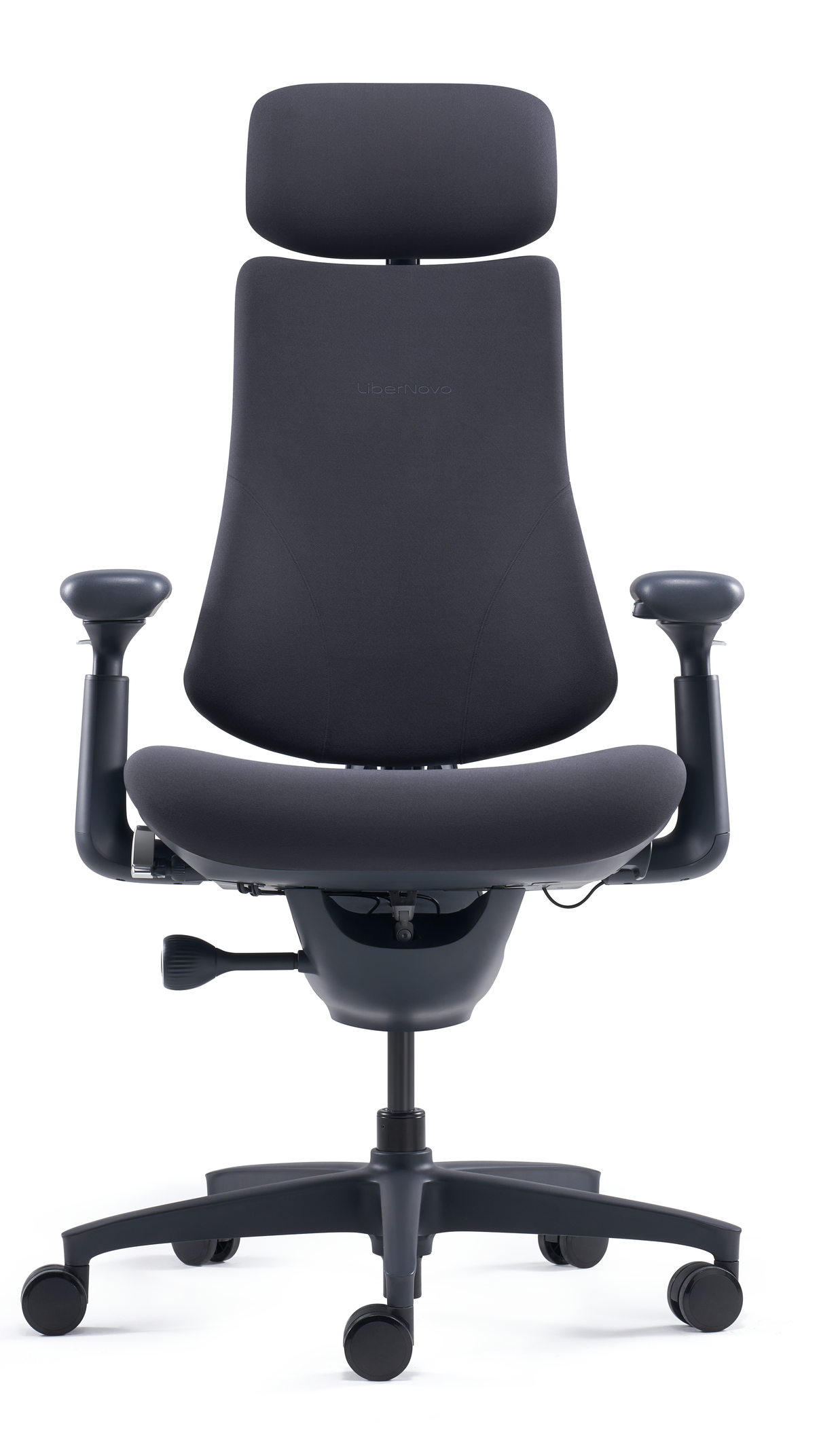 LiberNovo Omni Dynamic Ergonomic Chair – Midnight Black – 48cm Seat Depth – Official UK Dealer