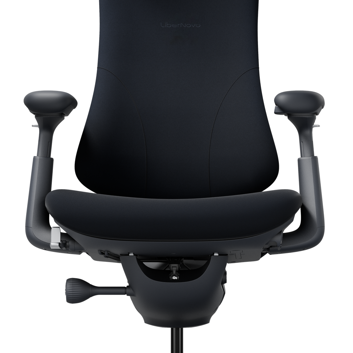 LiberNovo Omni Dynamic Ergonomic Chair – Midnight Black – 48cm Seat De