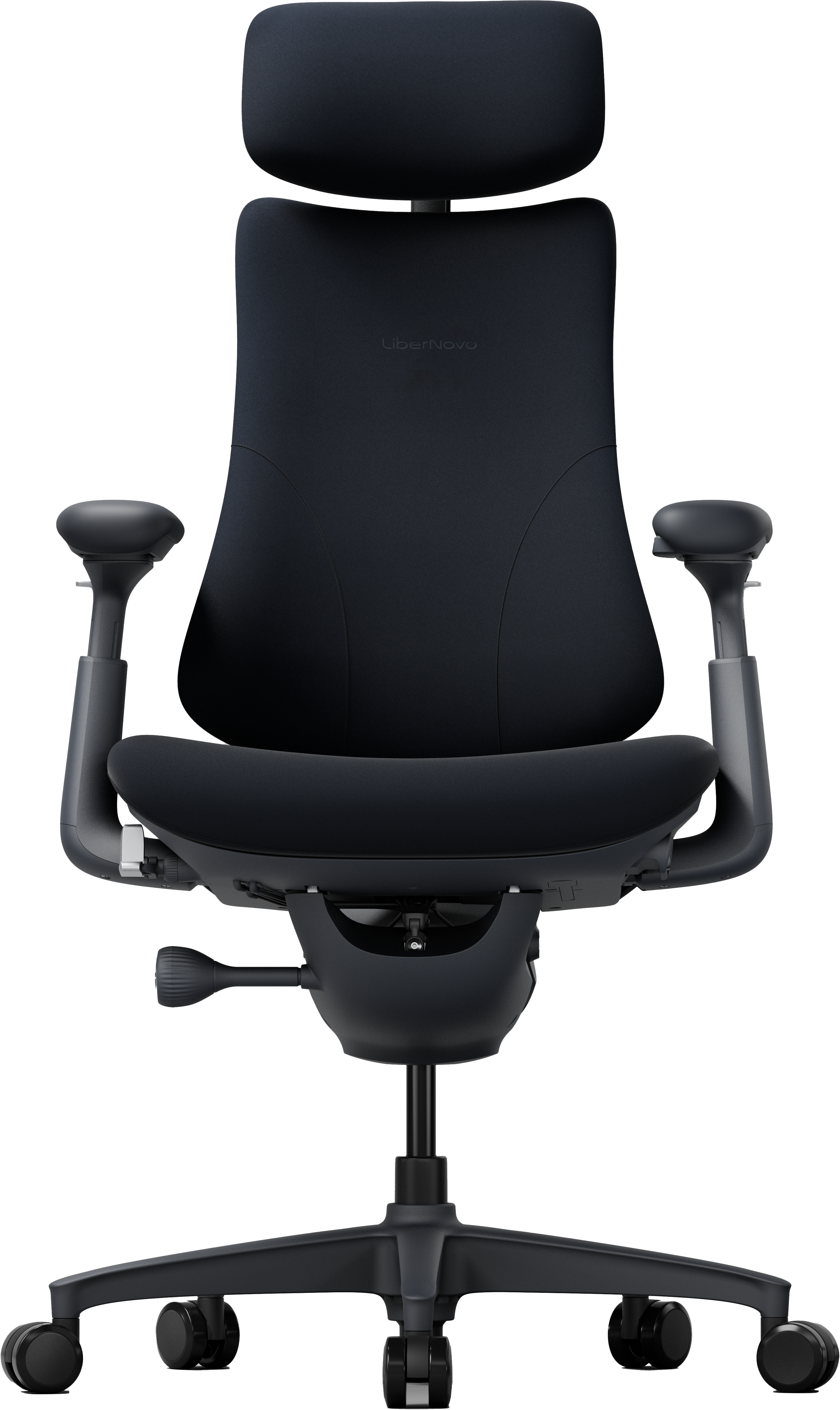 LiberNovo Omni Dynamic Ergonomic Chair – Midnight Black – 48cm Seat Depth – Official UK Dealer