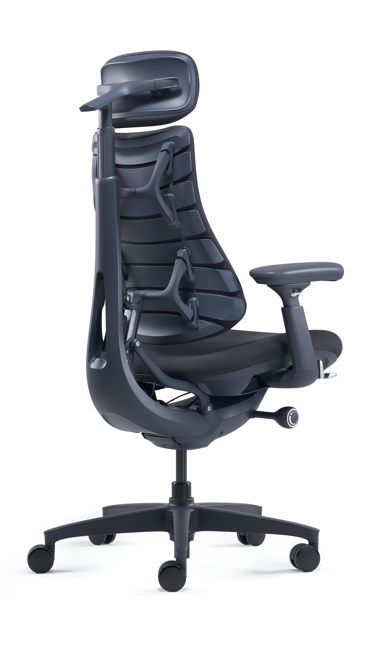 LiberNovo Omni Dynamic Ergonomic Chair – Midnight Black – 48cm Seat Depth – Official UK Dealer