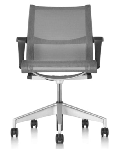 Herman Miller Setu Chair - Height Adjustable - Chrome Base