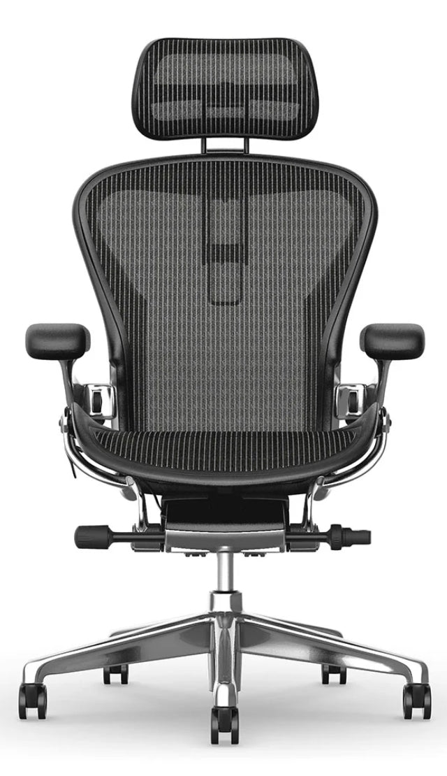 Atlas Headrest for Herman Miller Aeron Classic Chair - HM Chairs