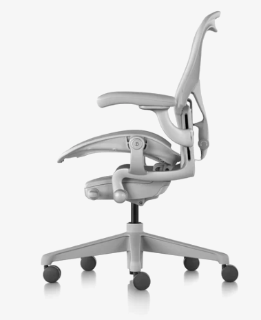 Herman Miller Aeron Remastered Posturefit SL Office Chair - Size C - FULLY LOADED (Mineral/Satin Aluminium)