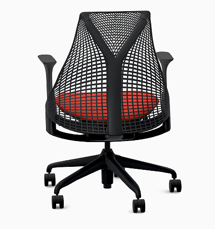 Herman Miller Graphite Sayl Office Task Chair - Red/Black