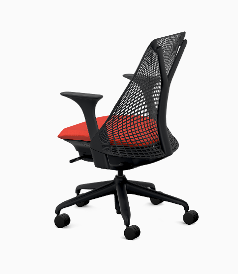 Herman Miller Graphite Sayl Office Task Chair - Red/Black