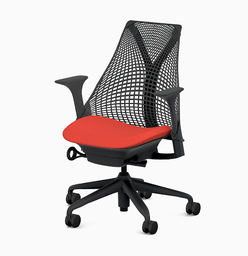 Herman Miller Graphite Sayl Office Task Chair - Red/Black