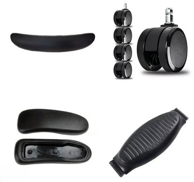 Aeron refurbish kit: lumbar pad, castors, arm pads and seat foam