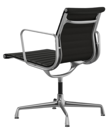 Vitra Eames EA108 Style Chair – Black Leather - Brand New