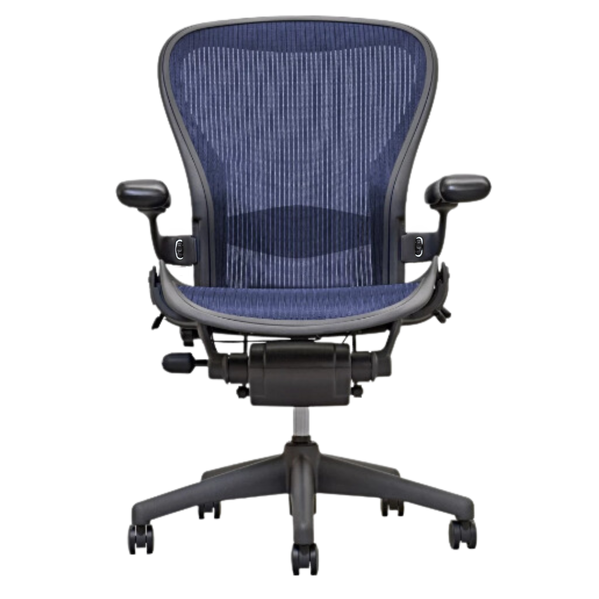 Herman Miller Aeron Lumbar Office Chair Blue - Size B - FULLY LOADED