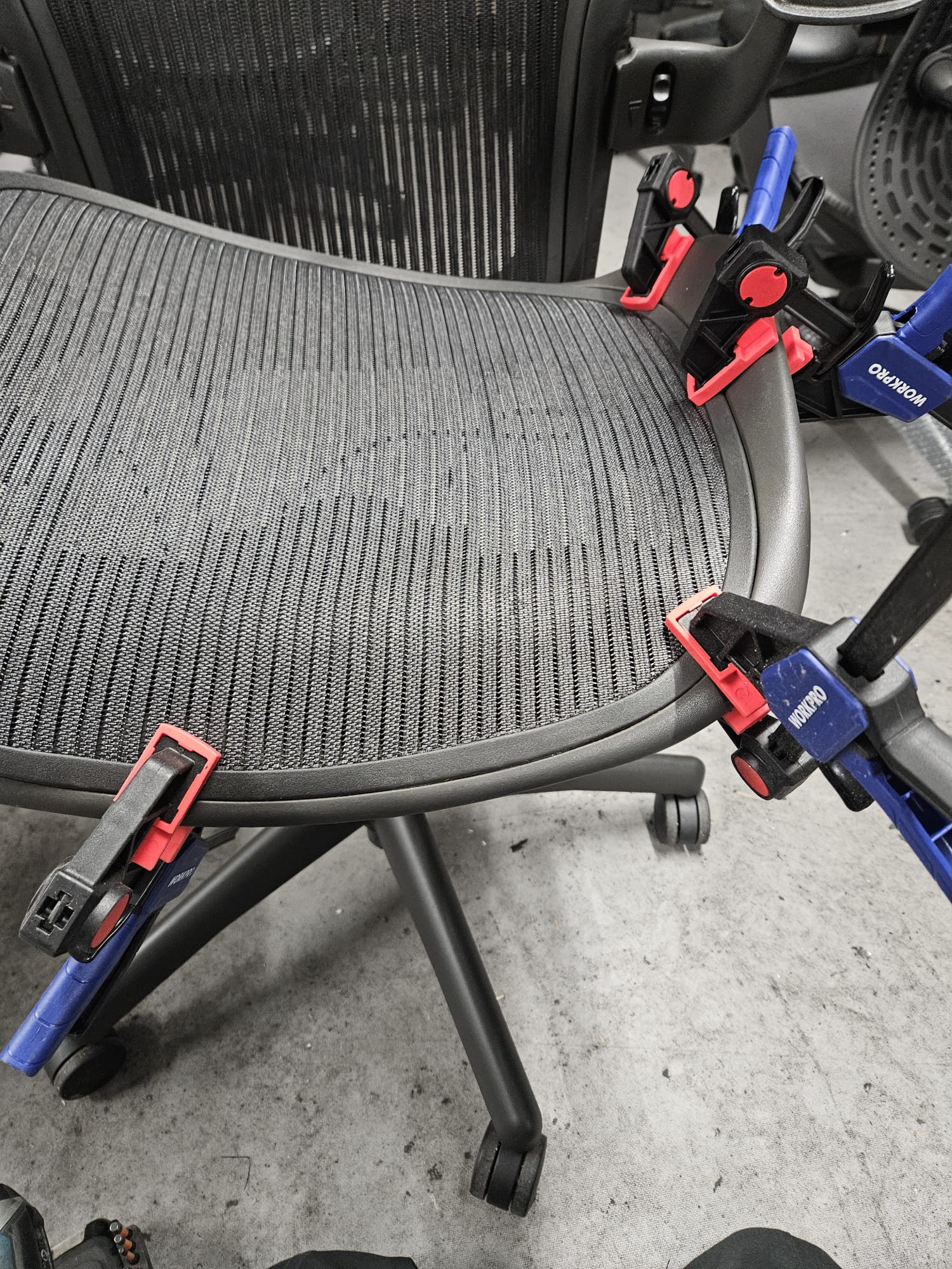 Herman Miller Aeron Replacement Seat Mesh Size C - Graphite Color - HM Chairs