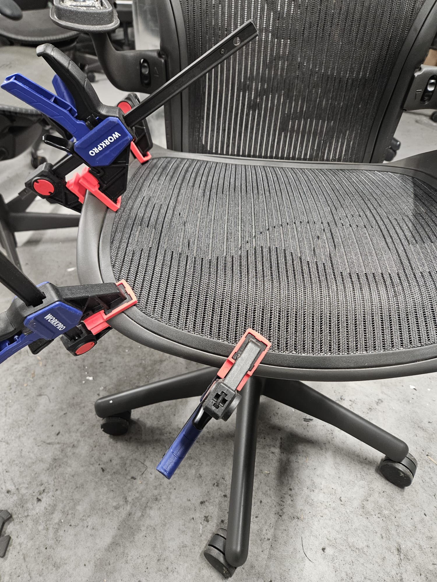 Herman Miller Aeron Replacement Seat Mesh Size C - Graphite Color - HM Chairs