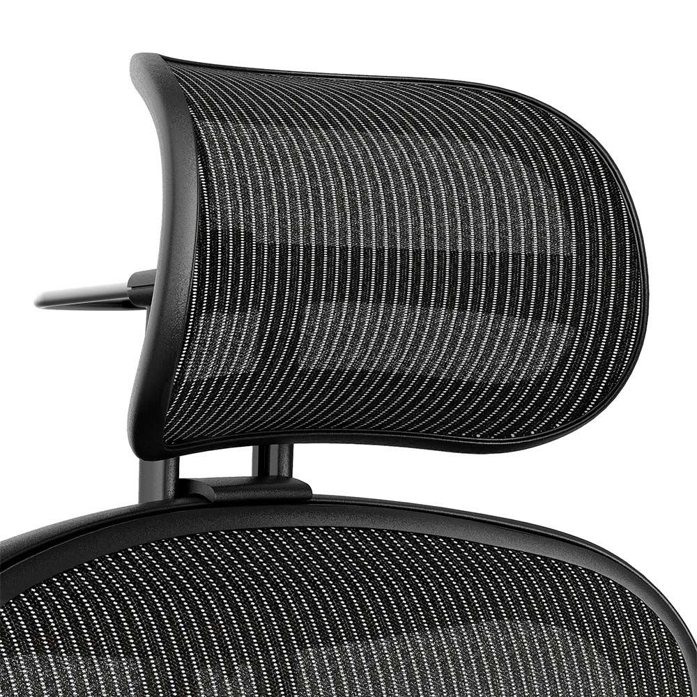 Atlas Headrest for Herman Miller Aeron Classic Chair - Graphite