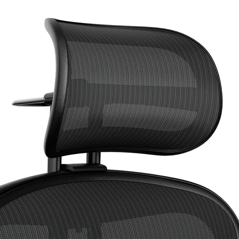 Atlas Headrest for Herman Miller Aeron Remastered Chair - Onyx