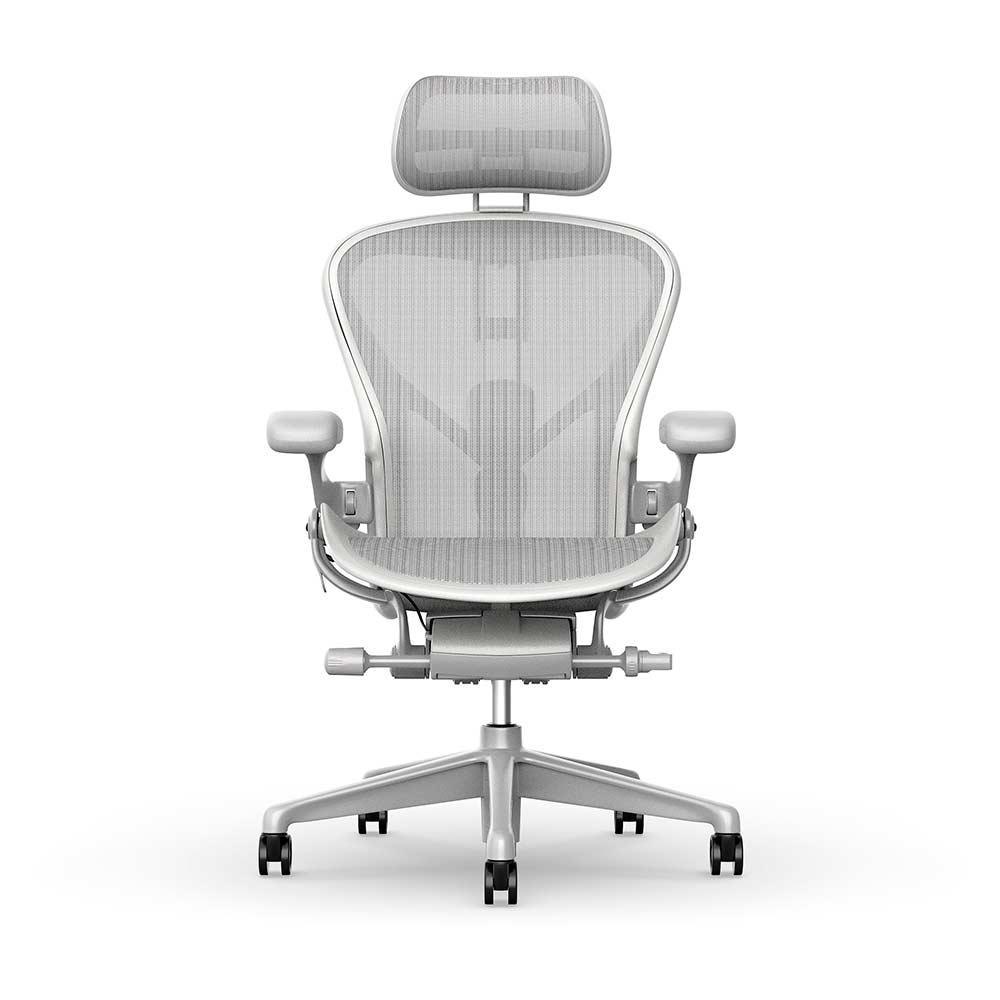 Atlas Headrest for Herman Miller Aeron Remastered Chair - Mineral