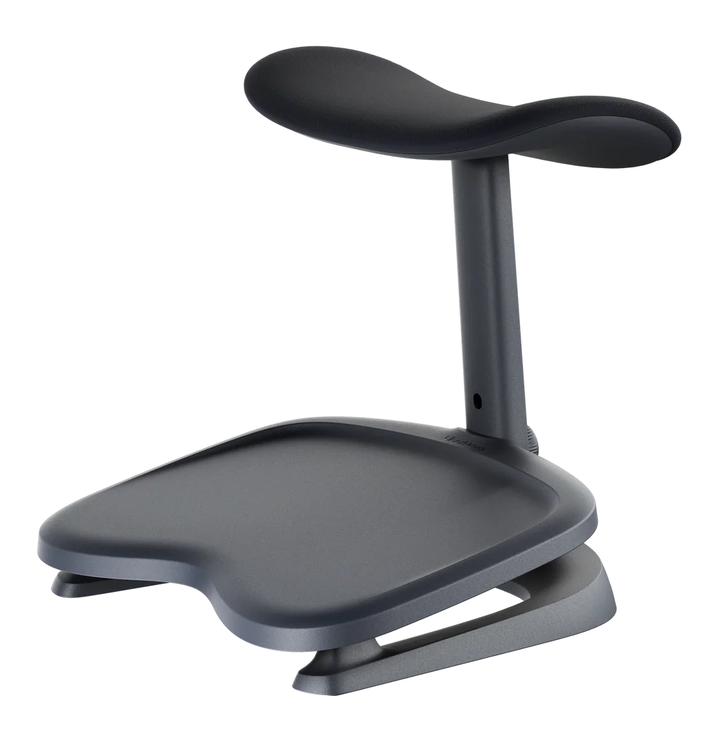 LiberNovo StepSync Footrest – Midnight Black | Ergonomic Footrest for Desk & Chair