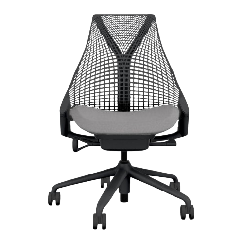 Herman Miller Sayl Black/Grey Office Task Chair Refurbished (No Arms)