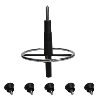 Herman Miller stool conversion kit: foot ring, tall gas lift and glides