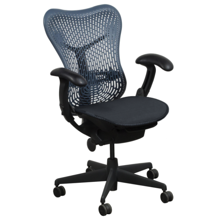 Herman Miller Mirra Fully Loaded Office Chair with Lumbar Support Blue/Graphite