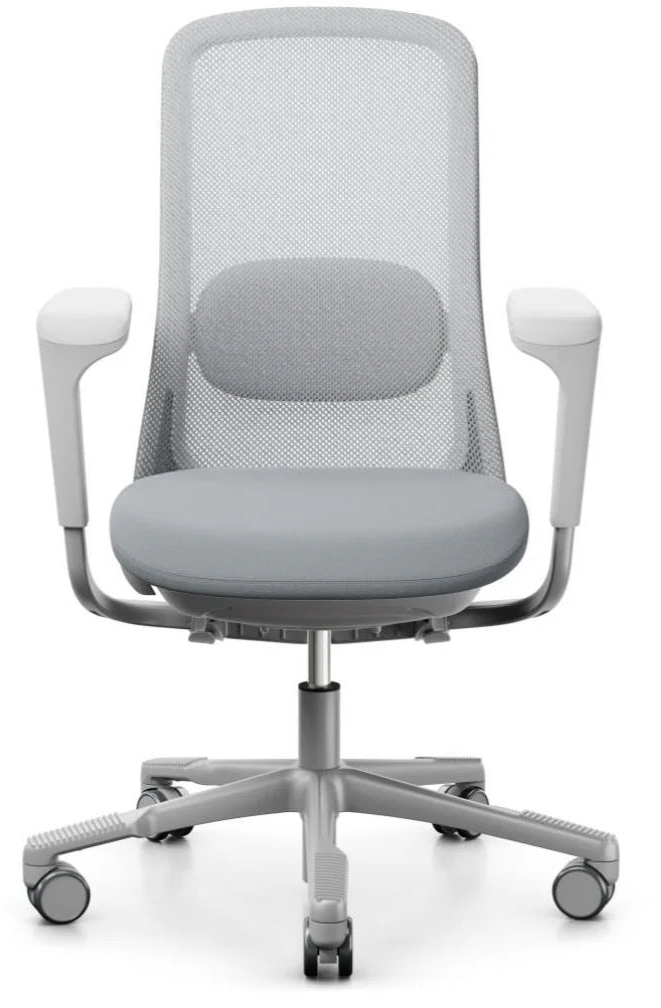 HÅG SoFi 7500 Silver Frame Mesh High Back Task Chair – with Lumbar Support - HM Chairs
